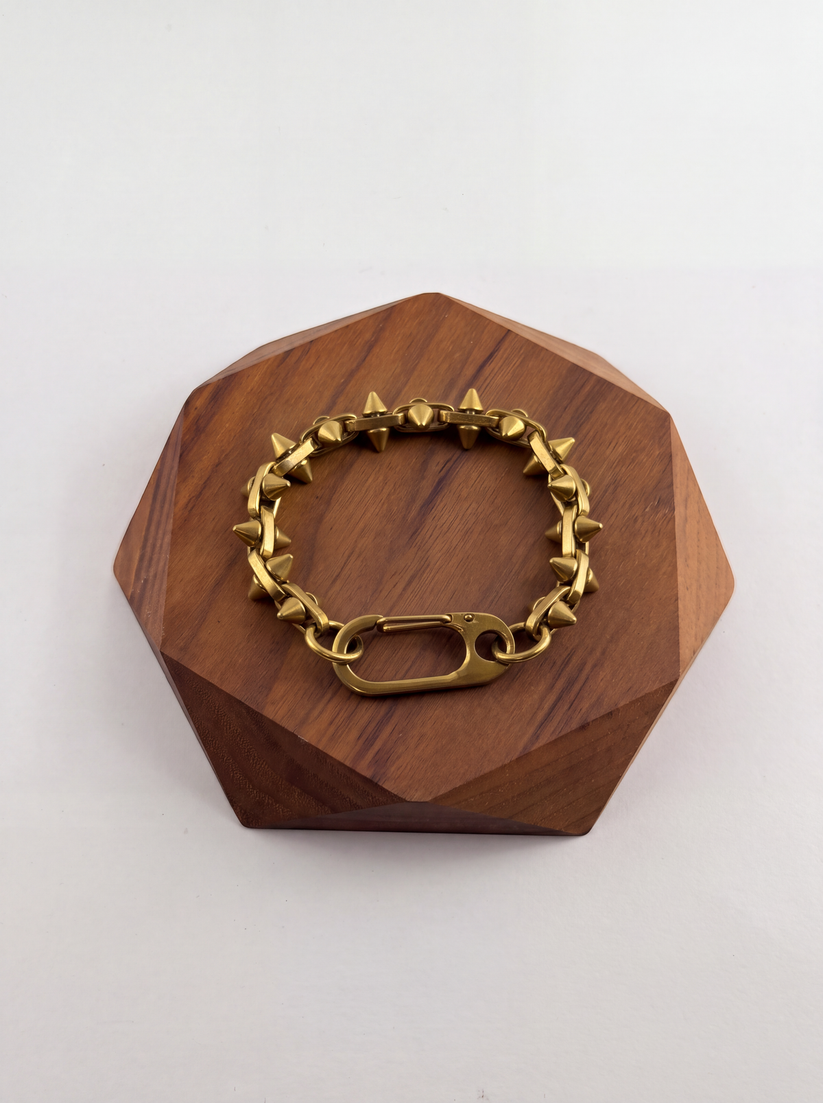Gold Spike Studded Bracelet