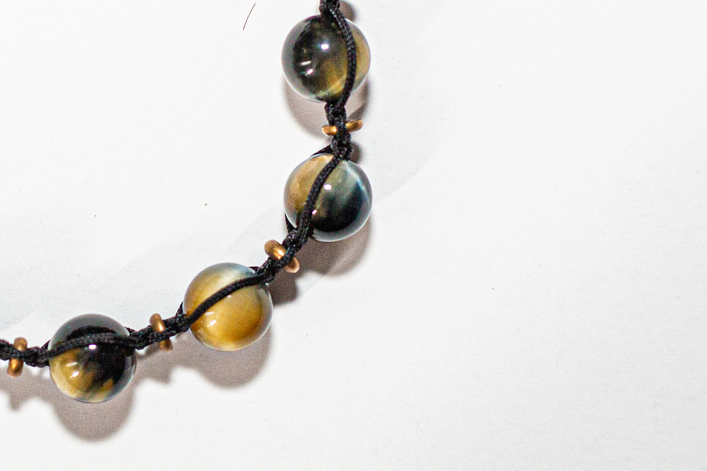 ADJUSTABLE STONE BRACELET- GOLDEN-BLUE TIGER’S EYE