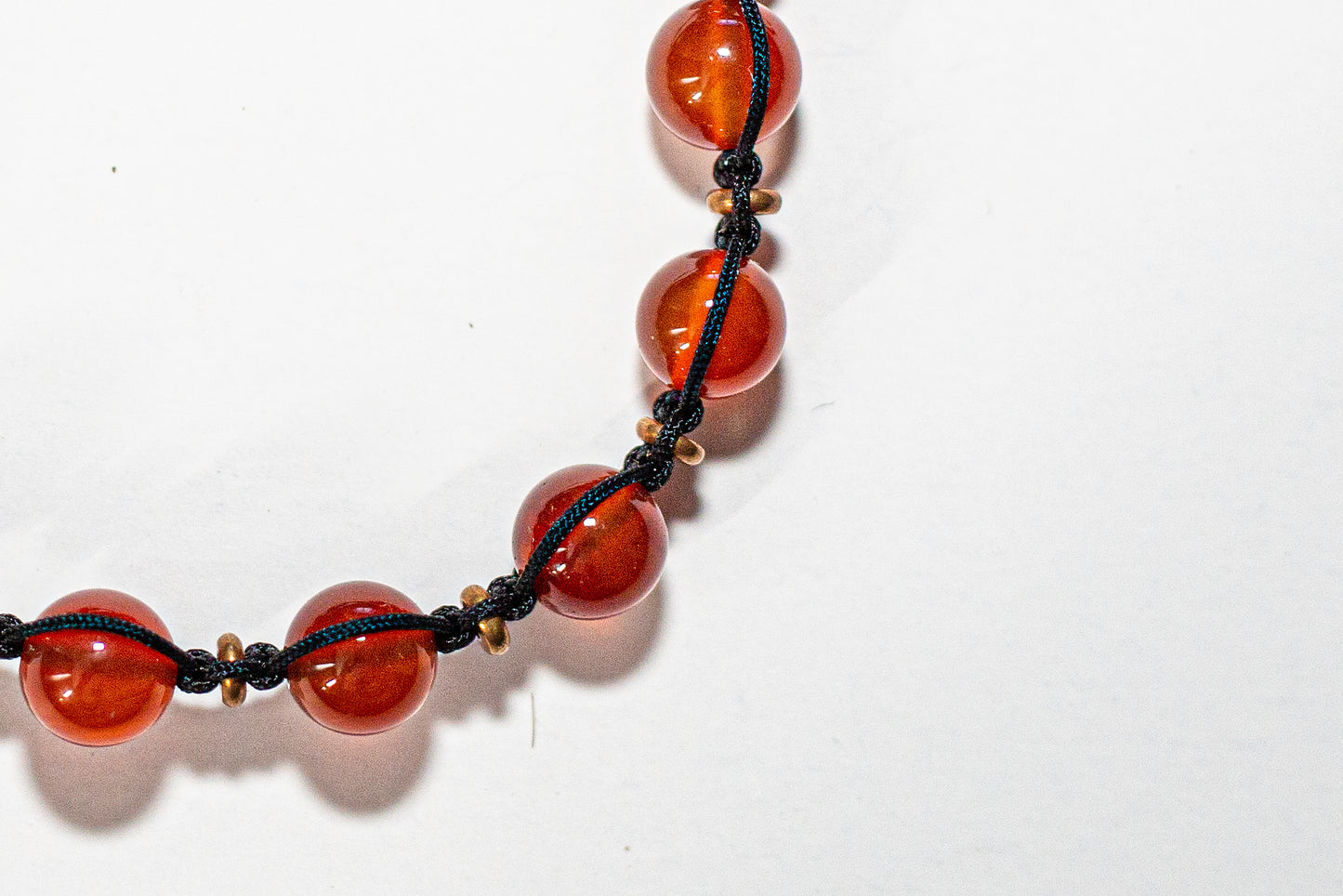 ADJUSTABLE STONE BRACELET - CARNELIAN