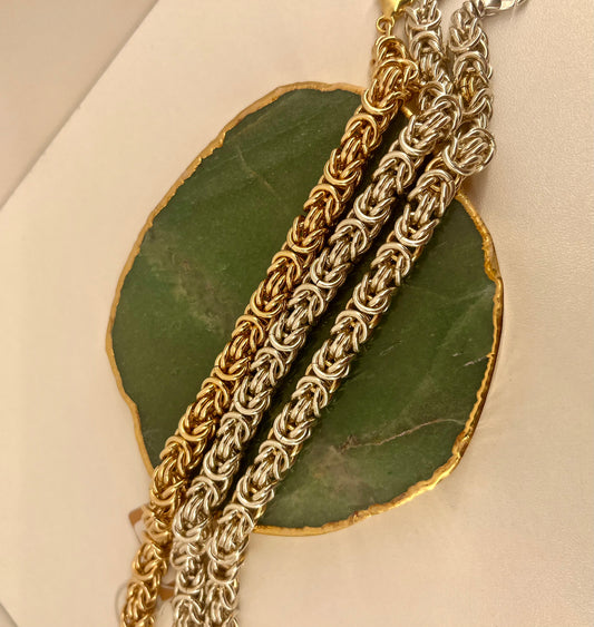 Classic Chainmaille - Thick Byzantine