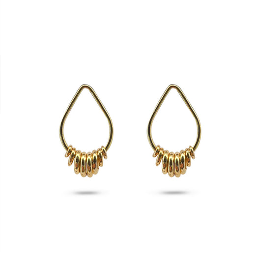 All Gold Teardrop "Waterfalls"