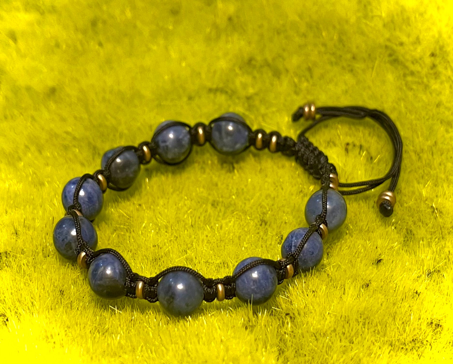 BLUE SODALITE ADJUSTABLE BRACELET